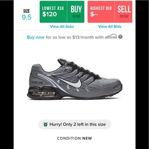 Nike air max torch 4 black